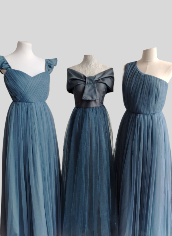 Dusty Blue Tulle (Bridesmaids)