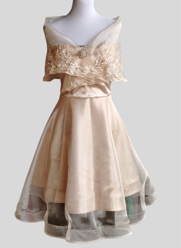 Zyjan Organza Tube with Alampay