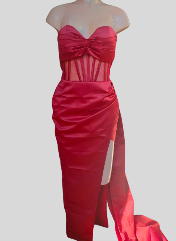Reya Bustier Corset Long Gown