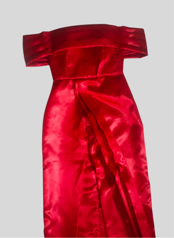 Tamaryn Off-shoulder Silk Dress