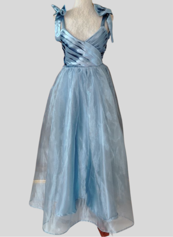 Dusty Blue Flower Girl